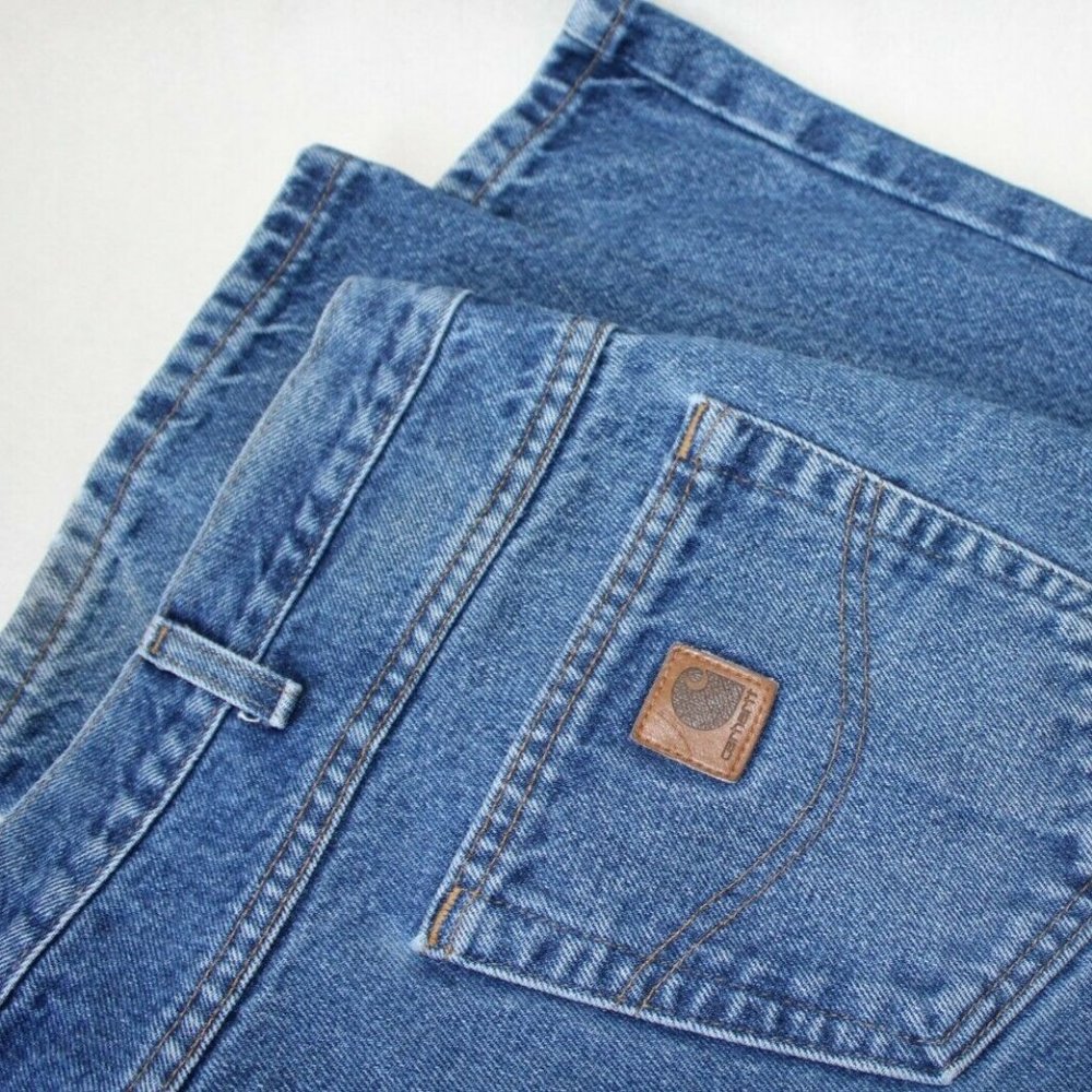 Men's CARHARTT 42x32 Relaxed Fit Work Jeans